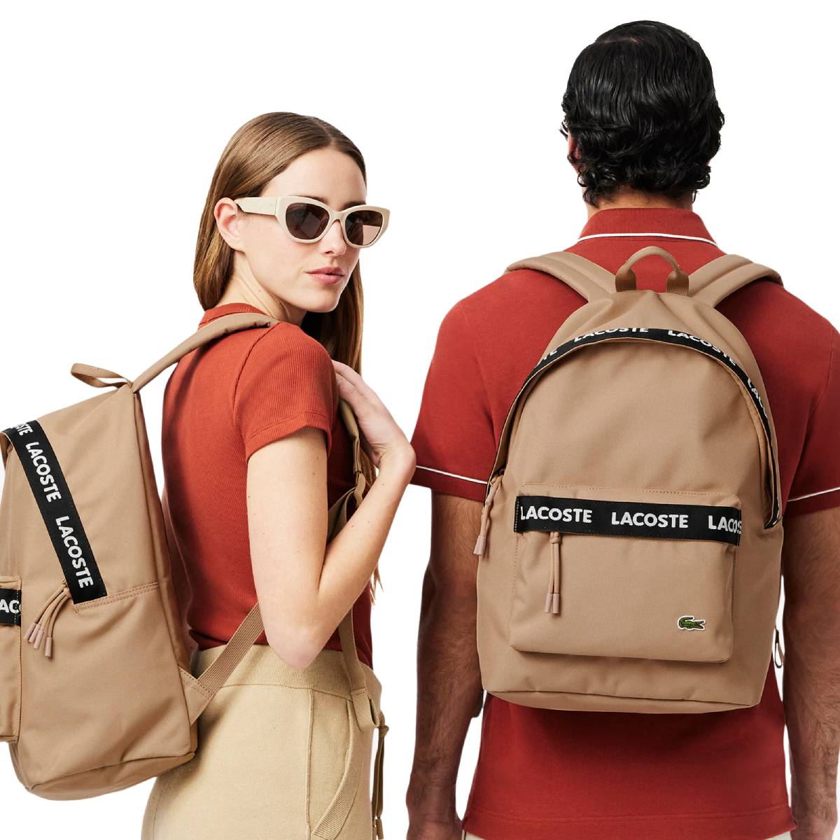 Lacoste Unisex Neocroc Zippered Backpack