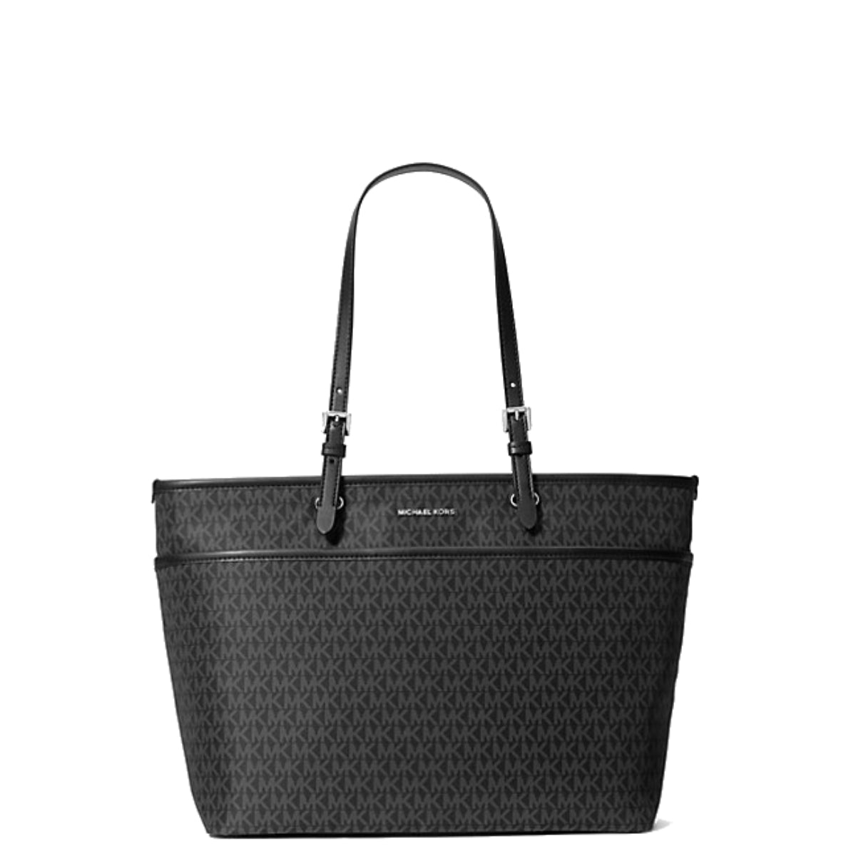 Michael Kors Winston Large Logo Womens's Pocket Tote Bag - Black