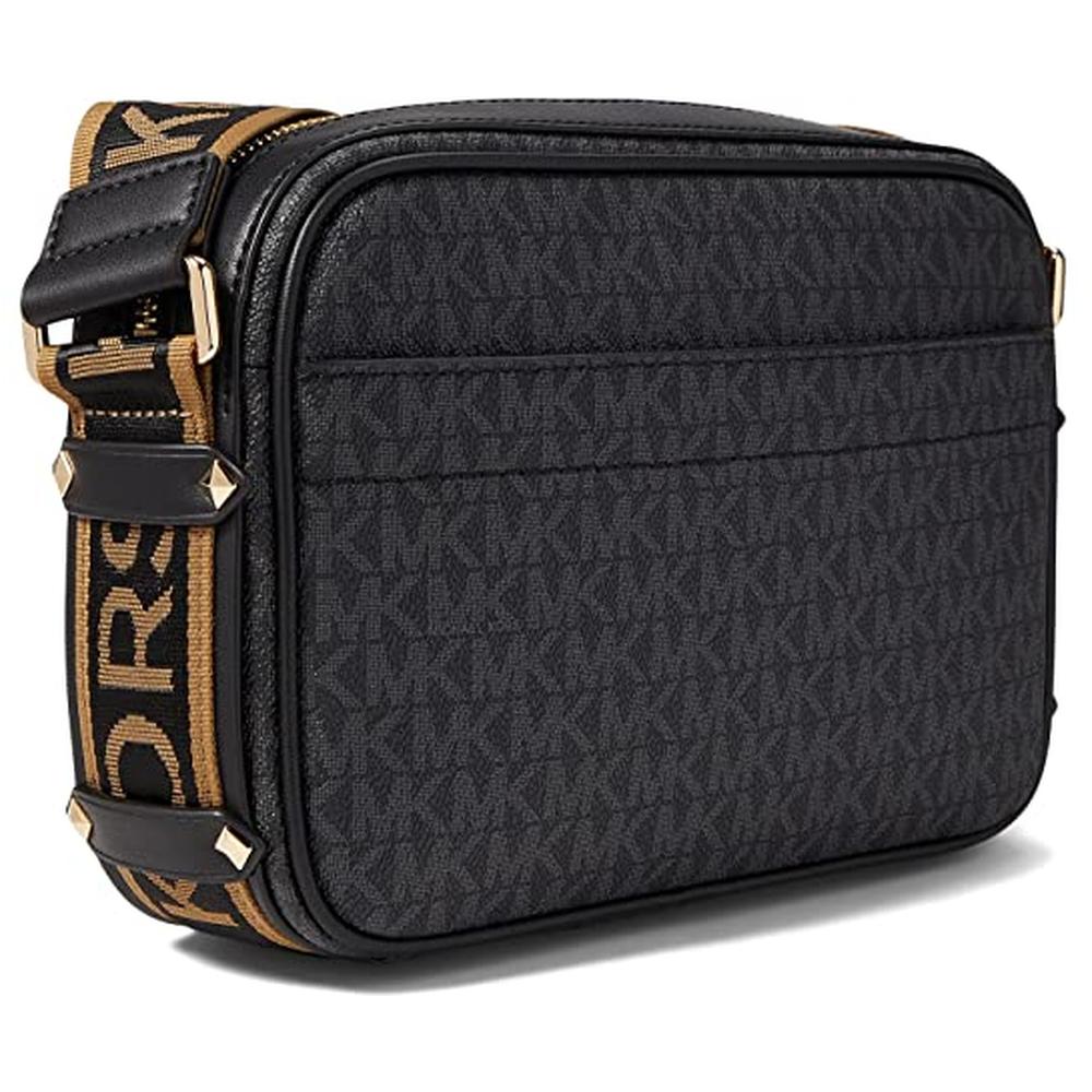 Michael Kors Maeve Large Signature Logo Crossbody Bag - Black