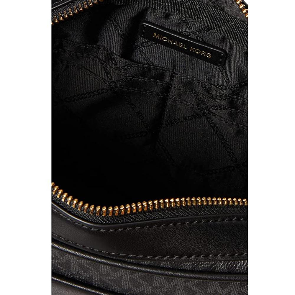 Michael Kors Maeve Large Signature Logo Crossbody Bag - Black