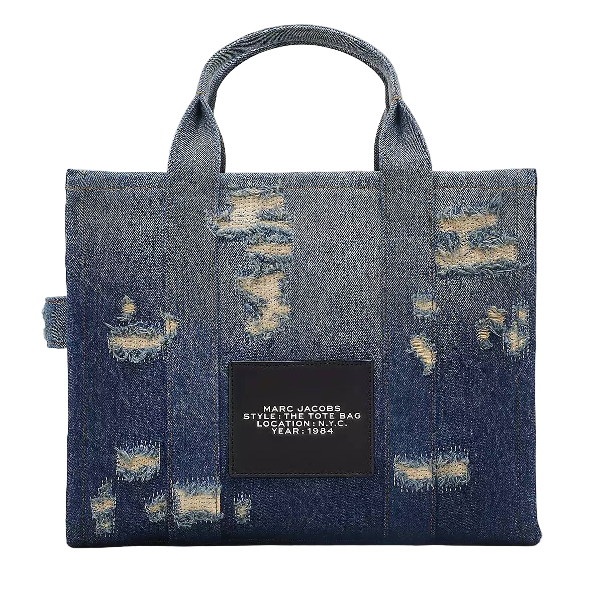 Marc Jacobs The Rip and Repair Denim Medium Tote Bag - Blue
