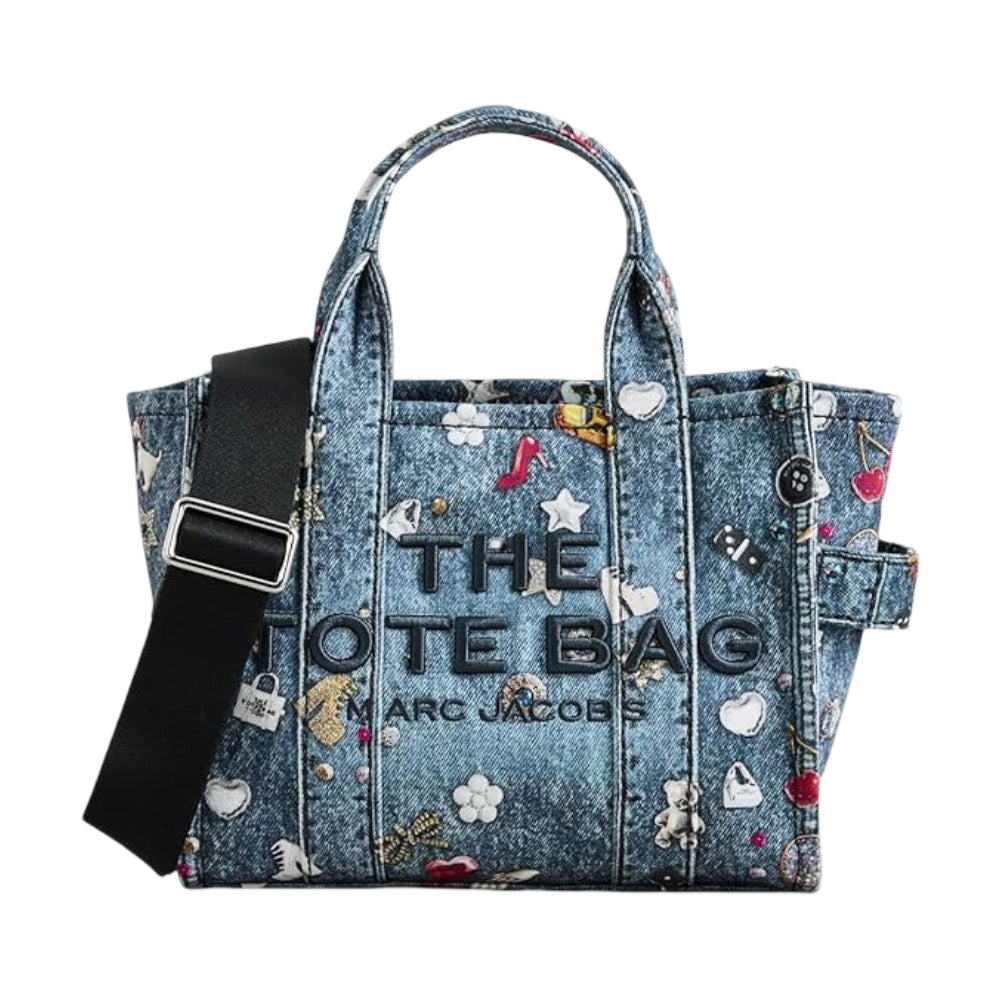 Marc Jacobs Women's The Trompe Loeil Trinket Small Tote Bag - Blue