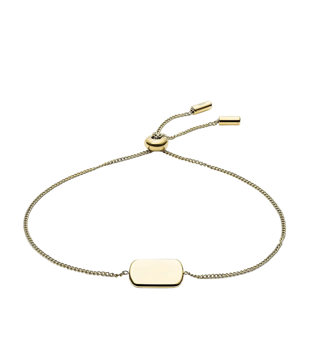 Fossil Women's Stainless Steel Chain Bracelet in Gold Tone - Curacao