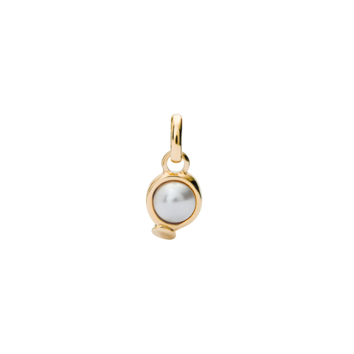 UNOde50 Hazte Women's Charm White Pearl in Metal