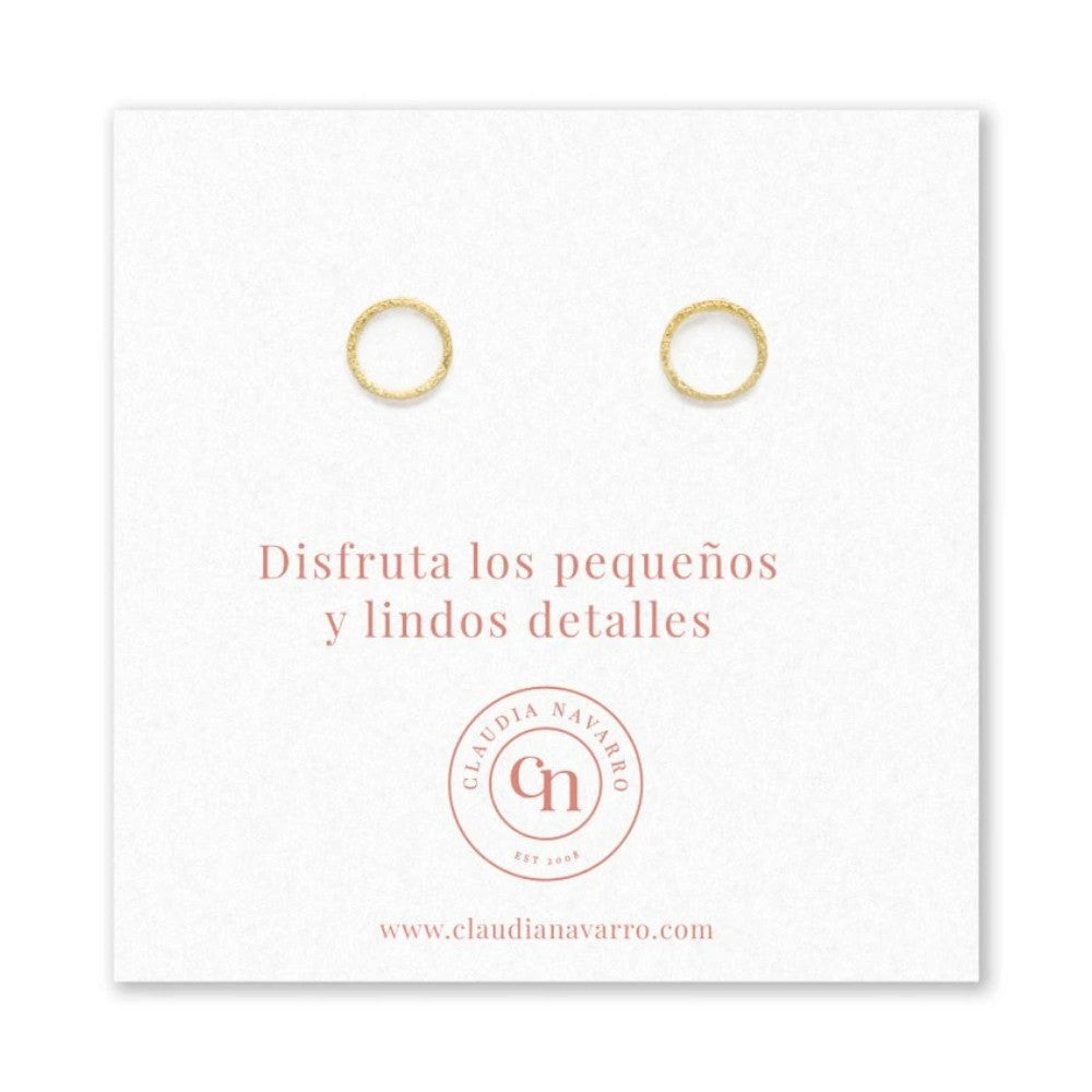 Claudia Navarro Women's Earrings in 24K Gold Plating over Sterling Silver - Curacao