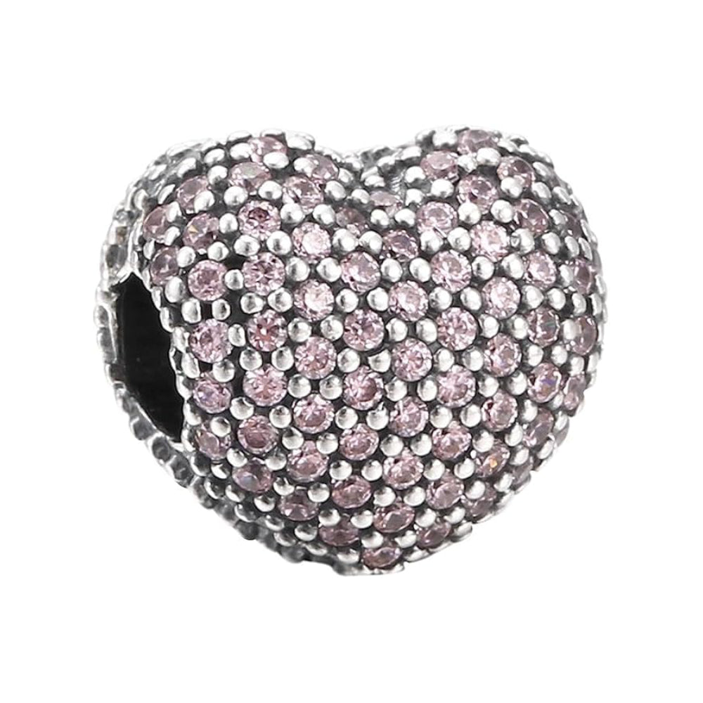 Ragazza Studio Women's Heart Clip in 925 Sterling Silver