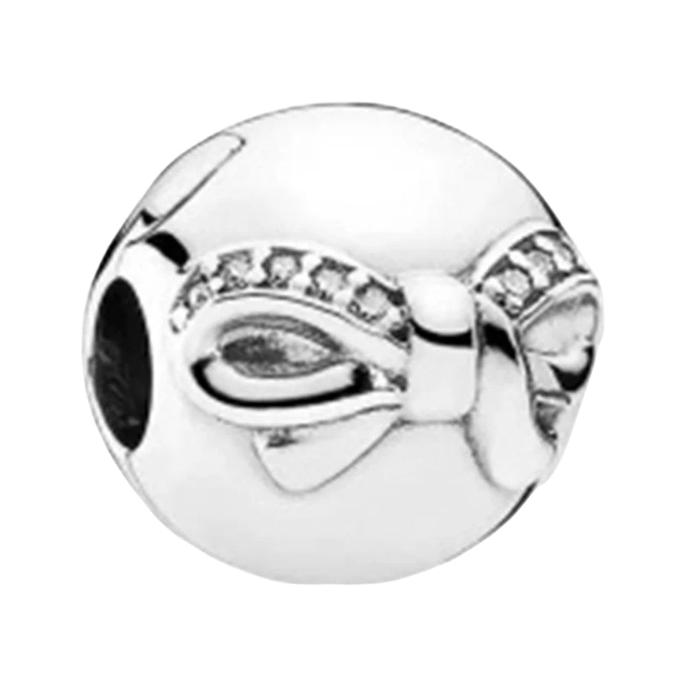 Ragazza Studio Women's Ribbon Clip in 925 Sterling Silver