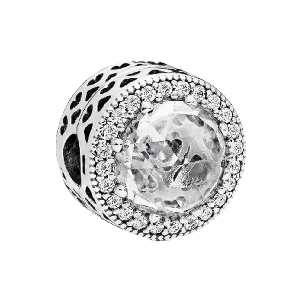 Ragazza Studio Women's Radiant Hearts Clip in 925 Sterling Silver