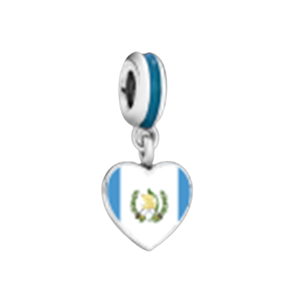Ragazza Studio Guatemala Dangling Charm - White/Blue
