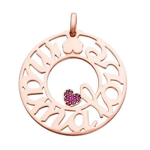 Tous Women's 0.1 ct. Ruby Mother of Pearl Mama Pendant in 18K Rose Gold - - Curacao