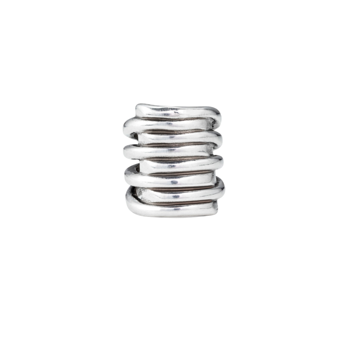 UNOde50 Tornado Women's Stacking Effect Ring in Metal