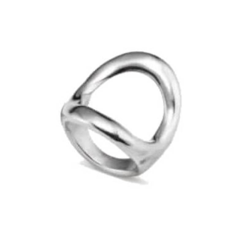 UNOde50 Grateful Women's Central Oval Ring in Metal