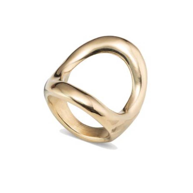 UNOde50 Grateful Women's Central Oval Ring in Metal