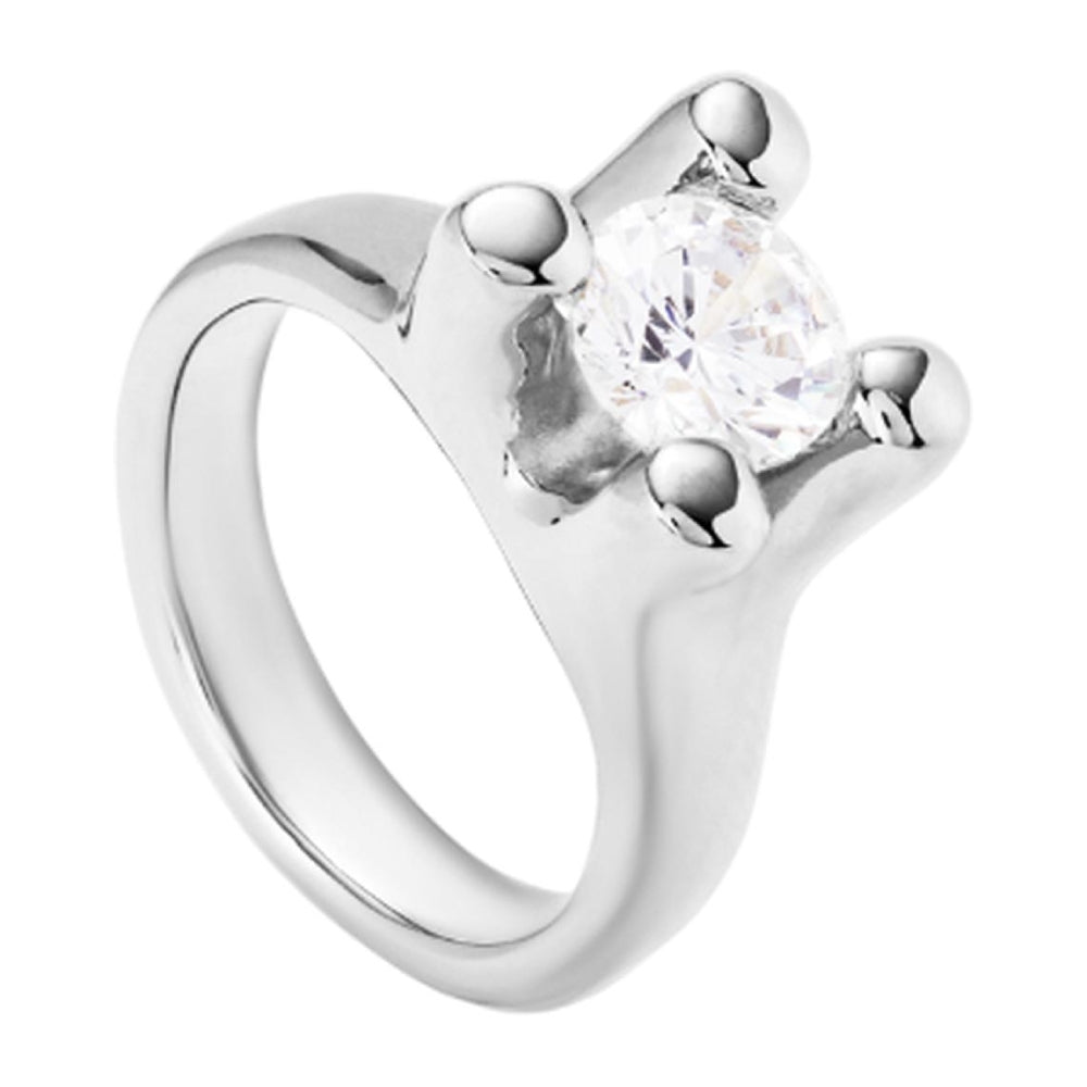 UNOde50 Spiritual Women's White Cubic Zirconia Ring in Metal Alloy