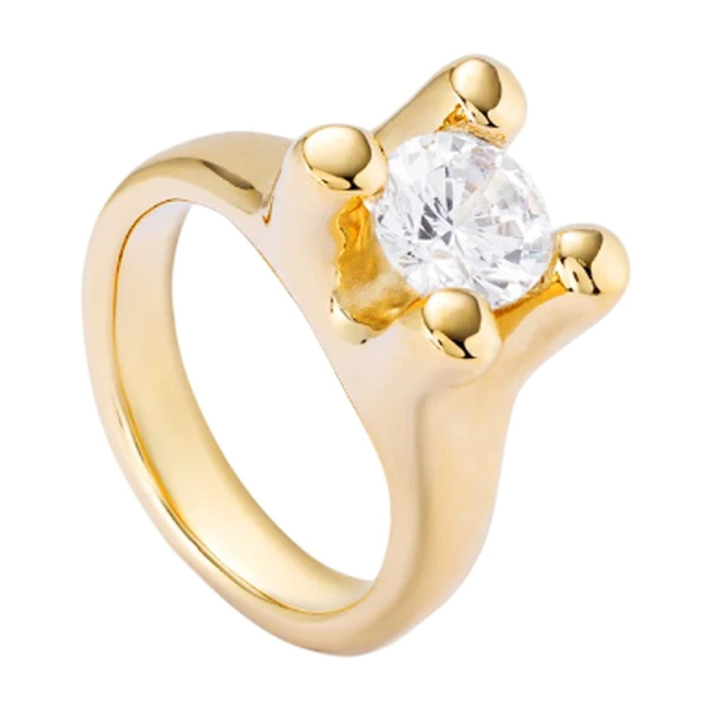 UNOde50 Spiritual Women's White Cubic Zirconia Ring in Metal Alloy