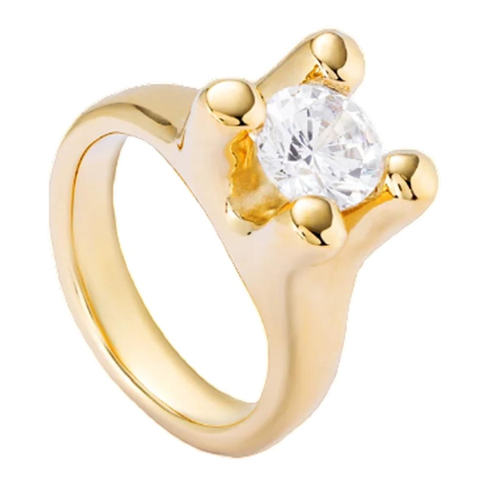 UNOde50 Spiritual Women's White Cubic Zirconia Ring in Metal Alloy