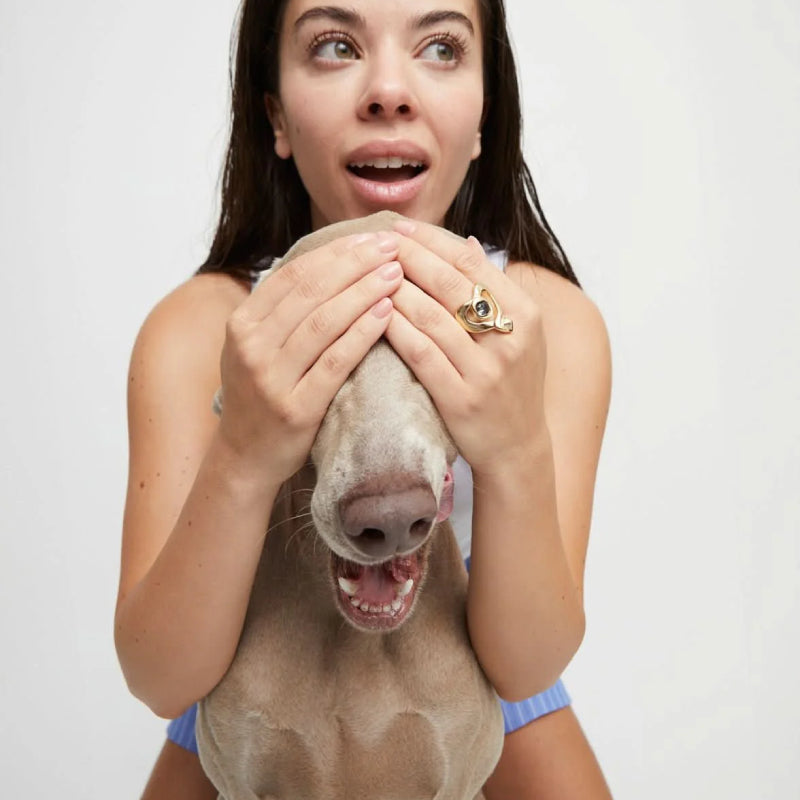 UNOde50 Ser Expresiva Women's Crystal Ring in Metal Alloy