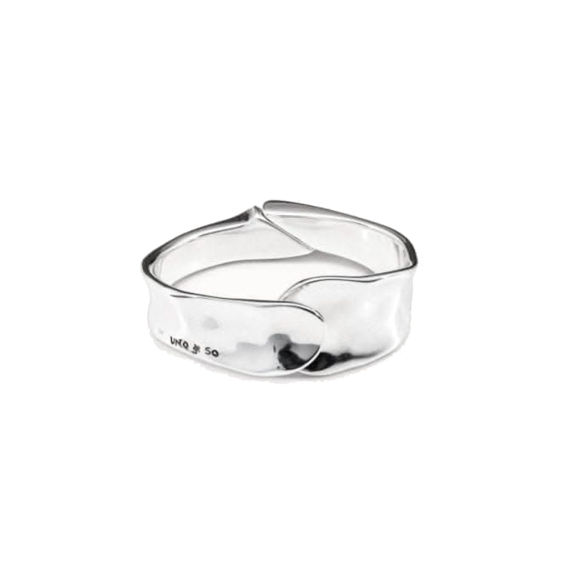 UNOde50 Unisex 6.3" Waves Bracelet in Sterling Silver-Plating over Metal