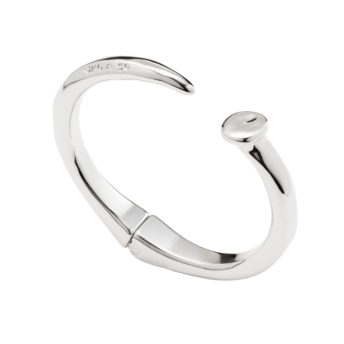 UNOde50 San Valentin Women's Nail Shaped Bangle Bracelet in Metal
