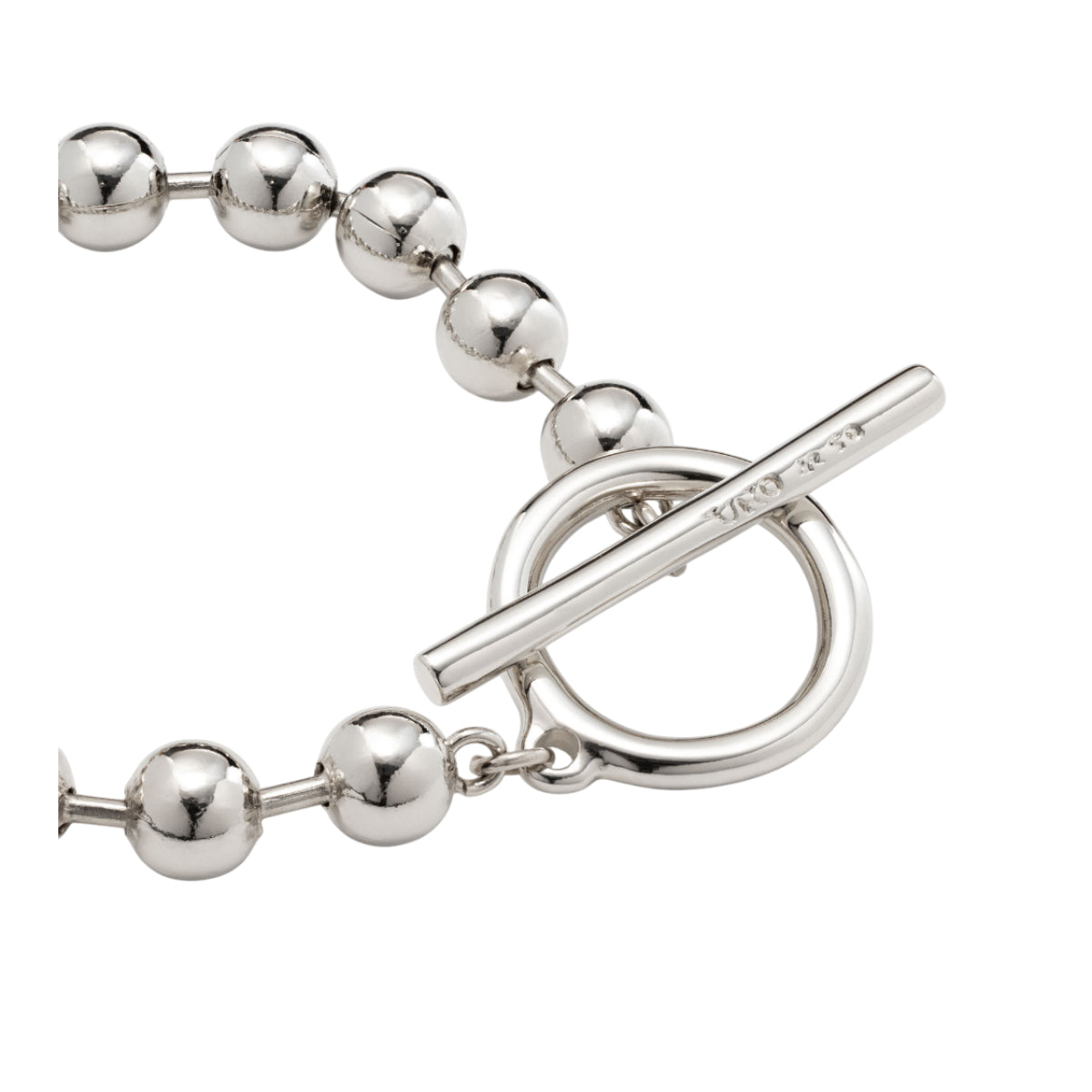 UNOde50 On/Off Unisex Beaded Bracelet in Metal