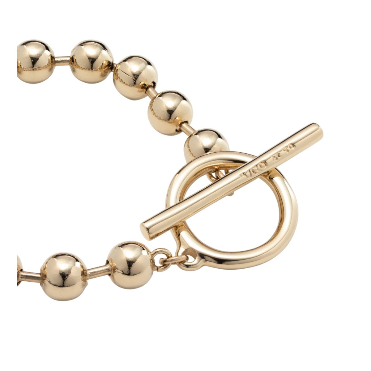 UNOde50 On/Off Unisex Beaded Bracelet in Metal