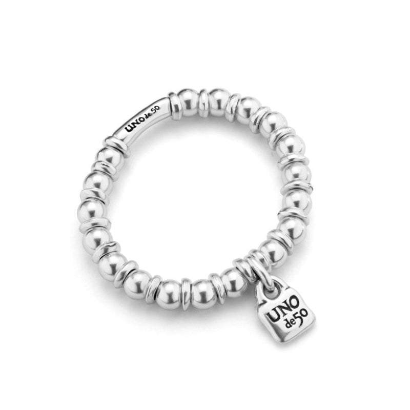 UNOde50 Bohemian Women's Independent Bracelet in Sterling Silver-Plating over Metal Alloy