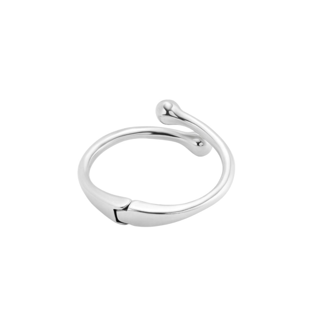 UNOde50 Youthful Unisex Medium Inner Spring Bangle Bracelet in Metal