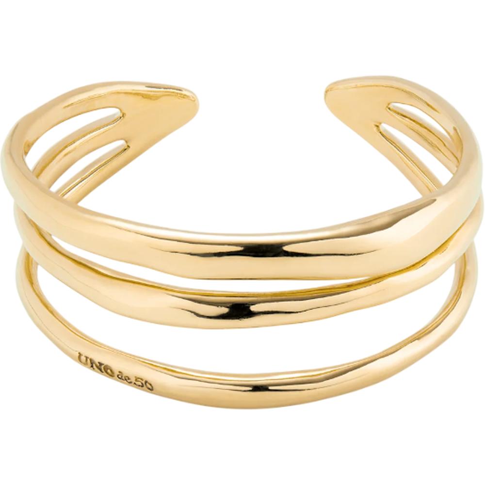 UNOde50 Vital Women's Triple Strand Cuff Bracelet in Metal