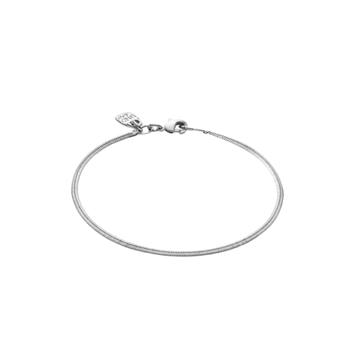 UNOde50 Hazte Women's Medium Flat Snake Chain Bracelet in Metal