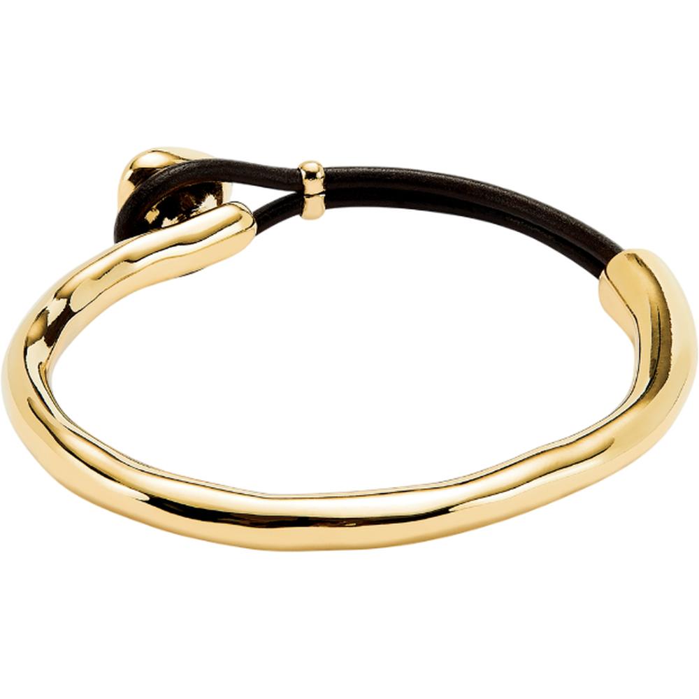 UNOde50 Ser Camaleonica Women's Crystal Bangle Bracelet in 18K Gold-Plating over Metal