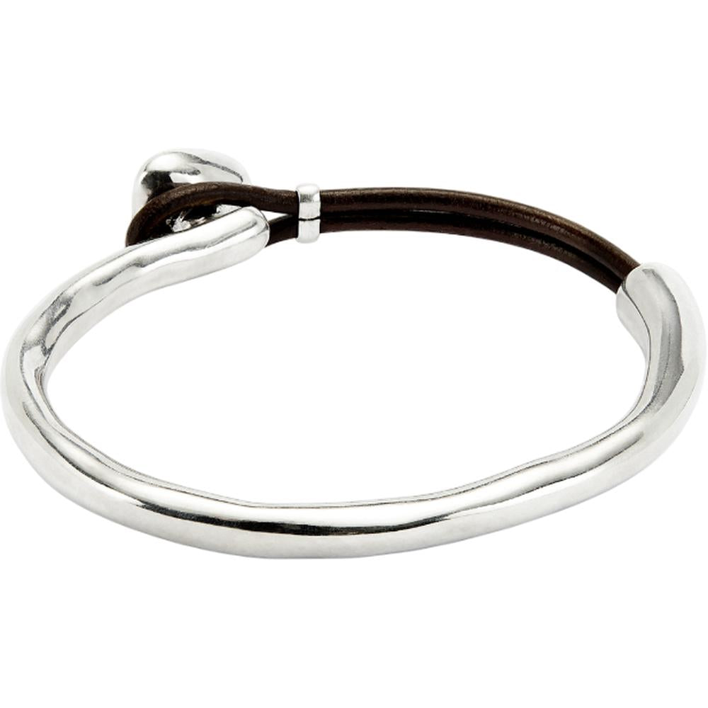 UNOde50 Ser Camaleonica Women's Crystal Bangle Bracelet in Sterling Silver-Plating over Metal