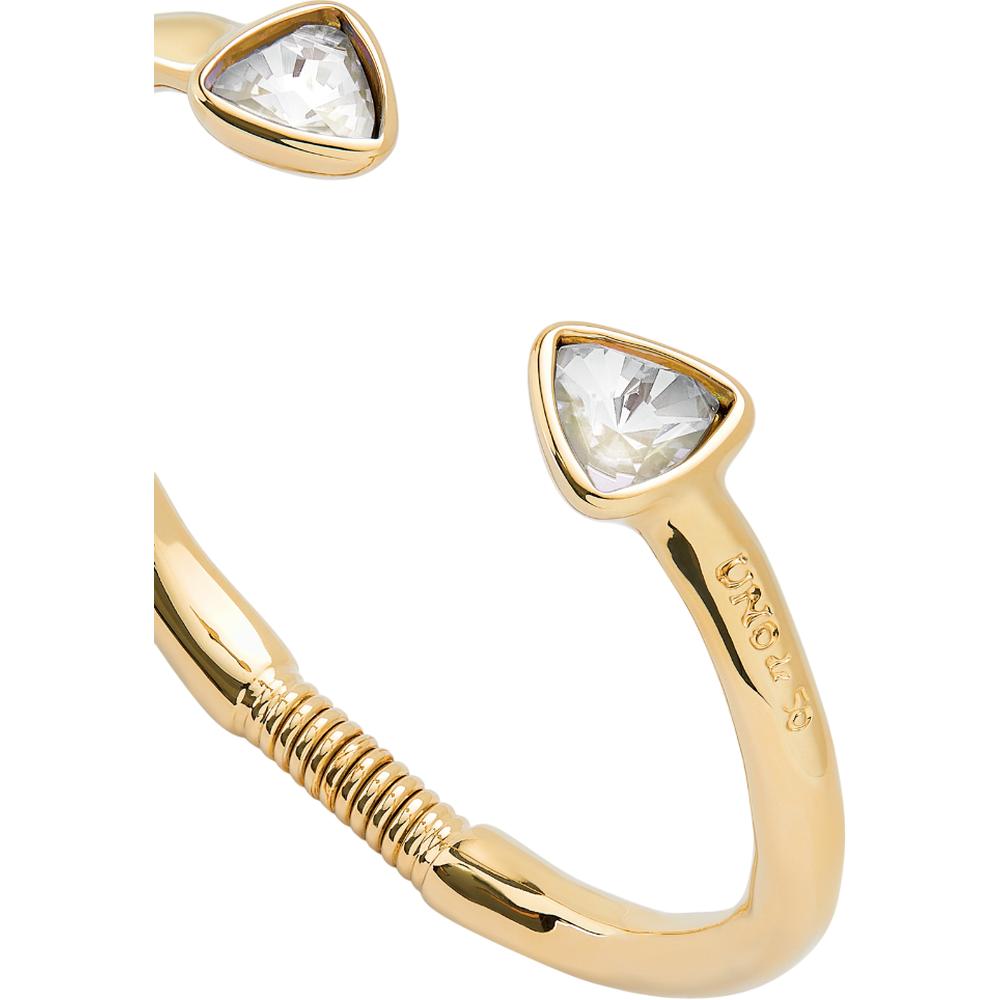 UNOde50 Ser Camaleonica Women's Crystal Cuff Bracelet in 18K Gold-Plating over Metal