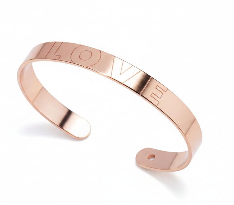 Metal Alchemist Love Bonded Bracelet Cuff in 14K Gold