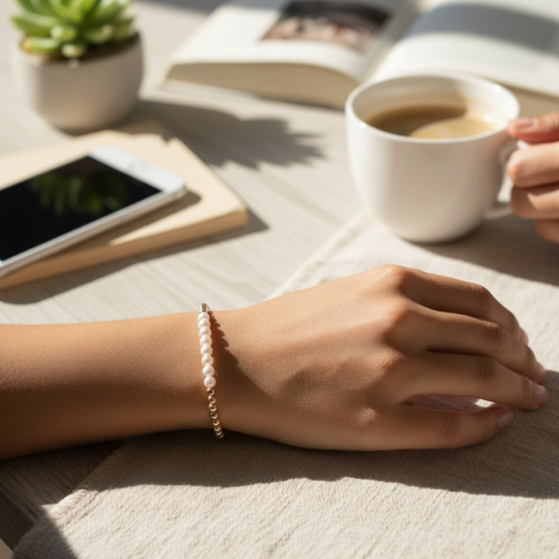 Metal Alchemist Pearl Alchemy Beaded Bracelet