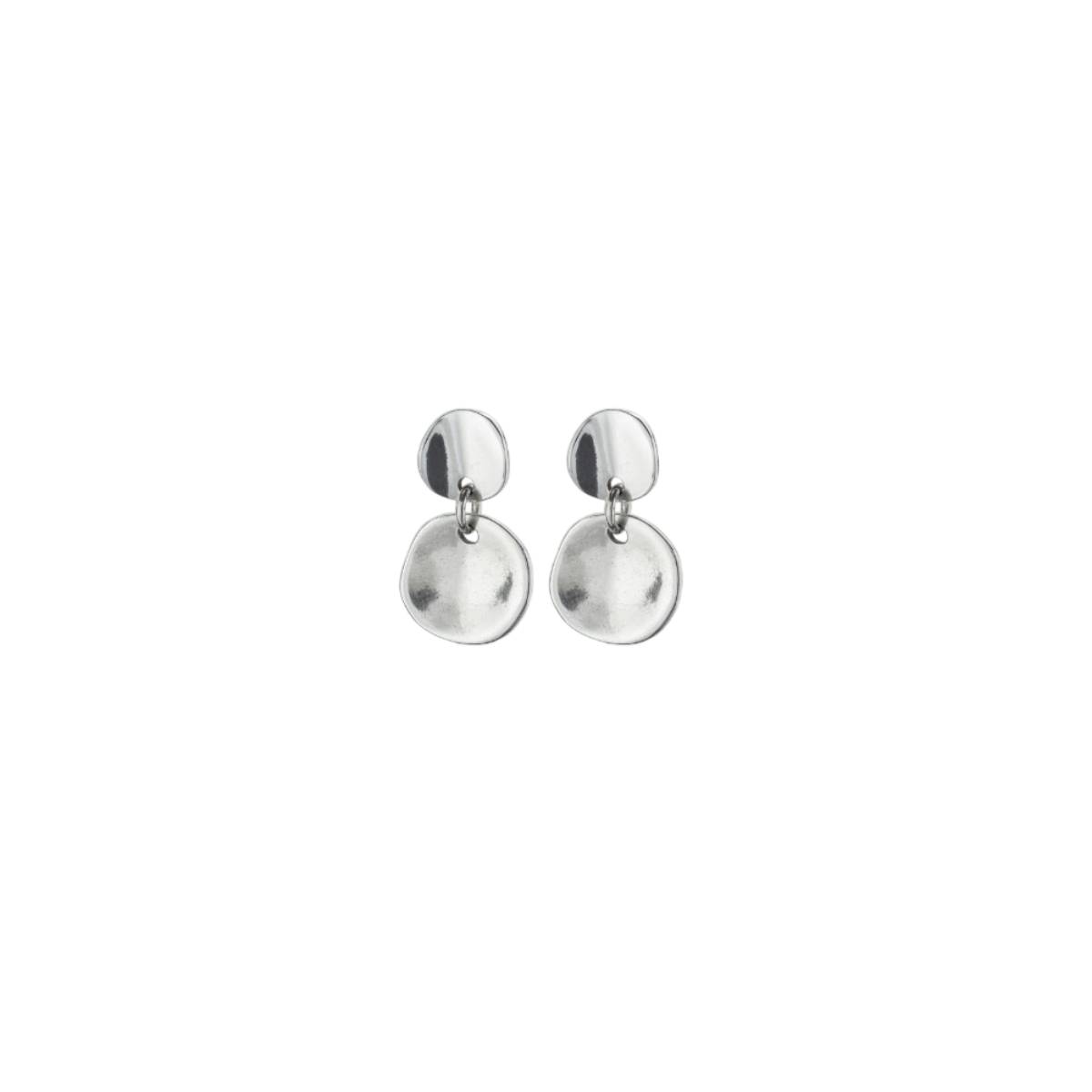 UNOde50 Scales Women's Circle Drop Earrings in Metal
