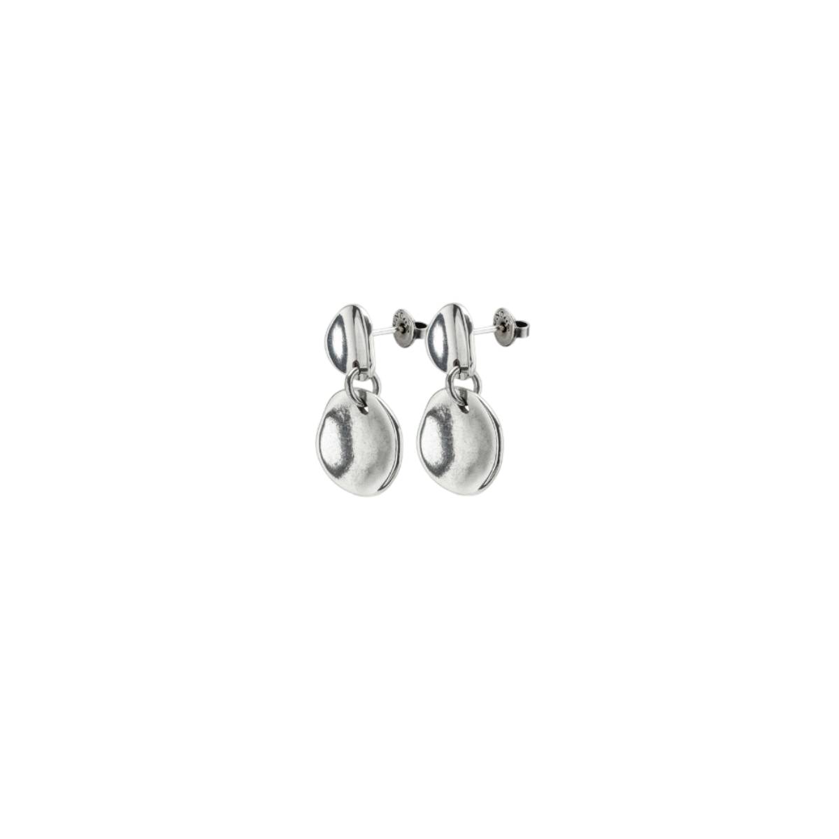 UNOde50 Scales Women's Circle Drop Earrings in Metal