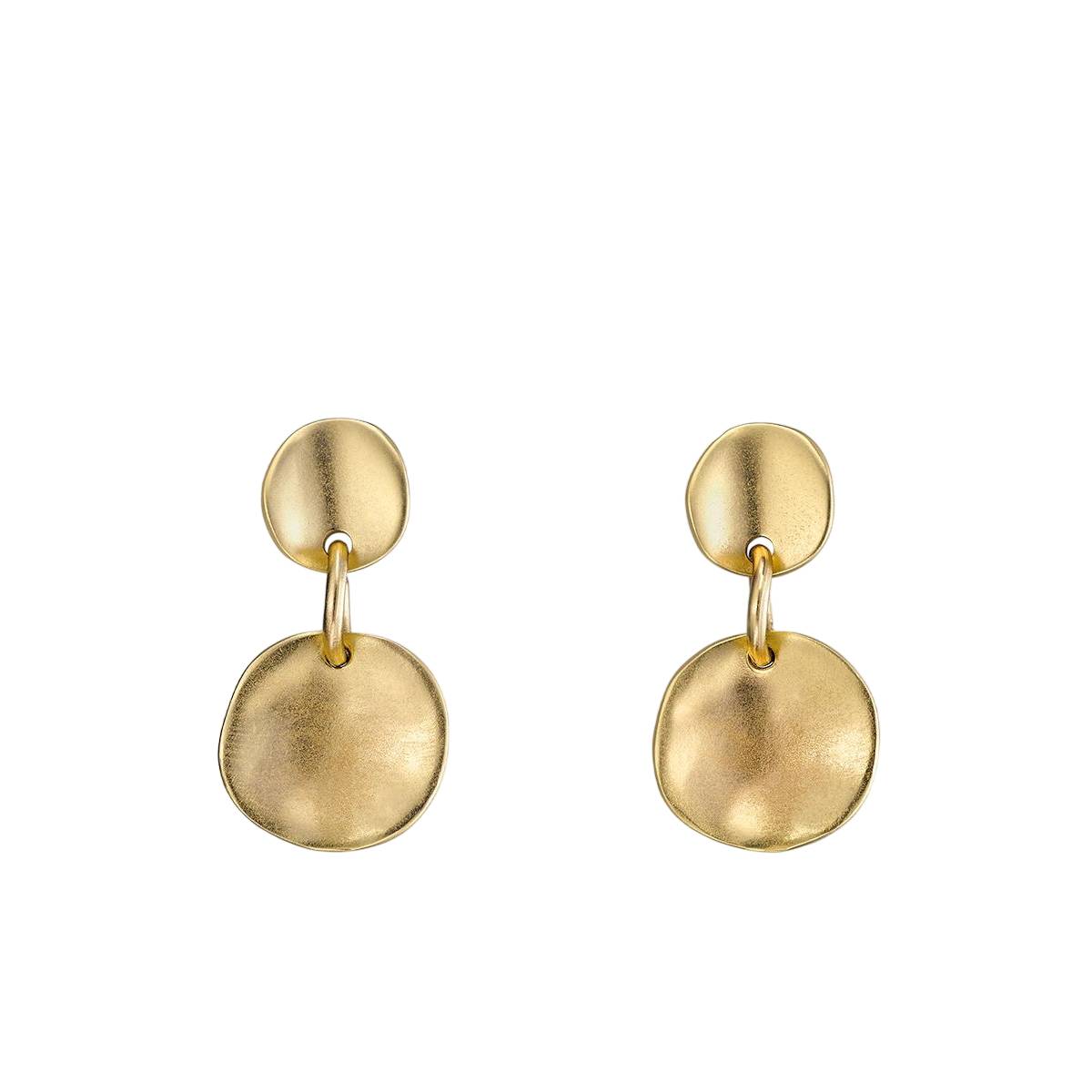 UNOde50 Scales Women's Circle Drop Earrings in Metal