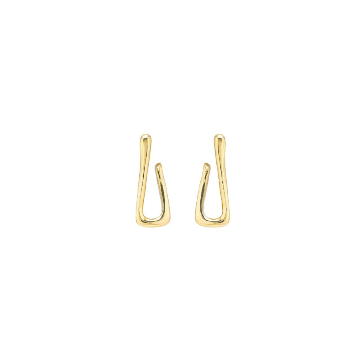UNOde50 For U Women's Link Shaped Hoop Earrings in Metal Alloy