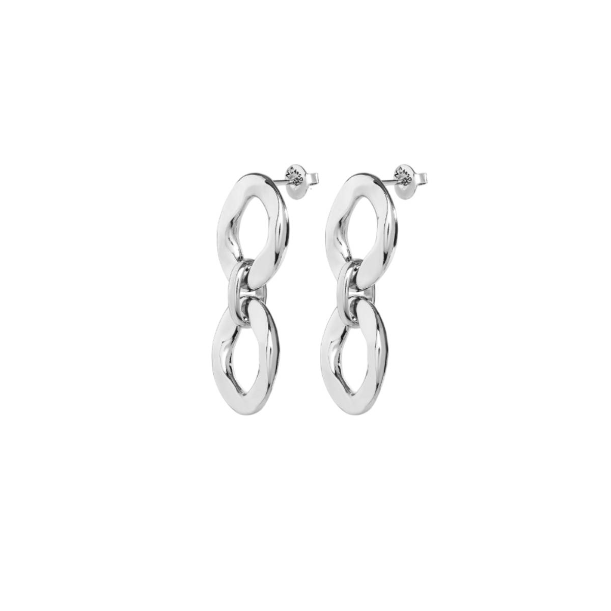UNOde50 Joyful Women's Two Links Drop Earrings in Metal