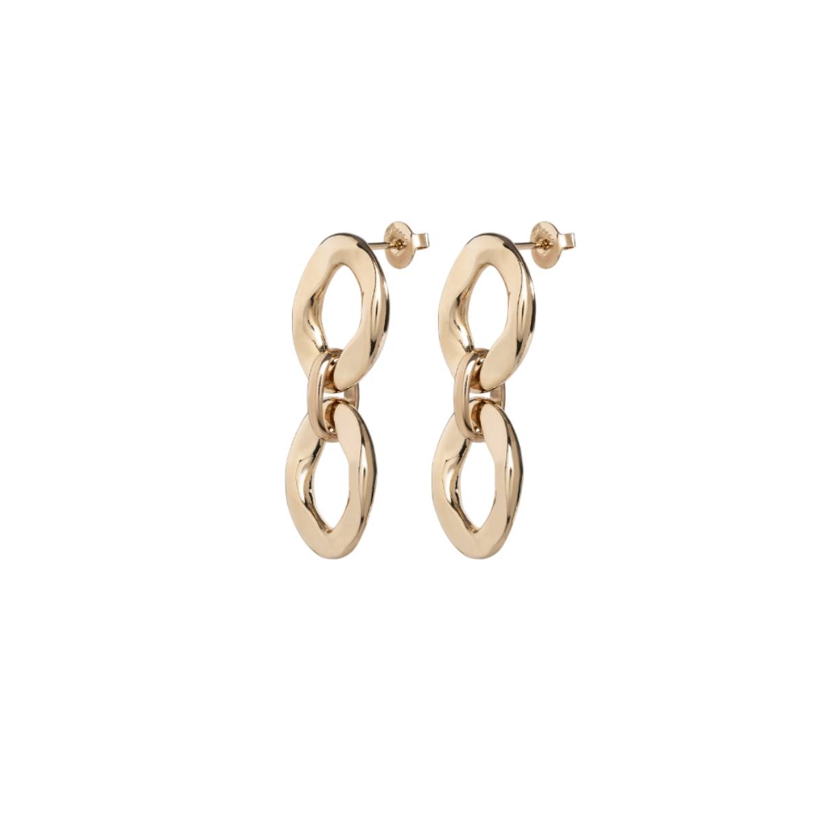 UNOde50 Joyful Women's Two Links Drop Earrings in Metal