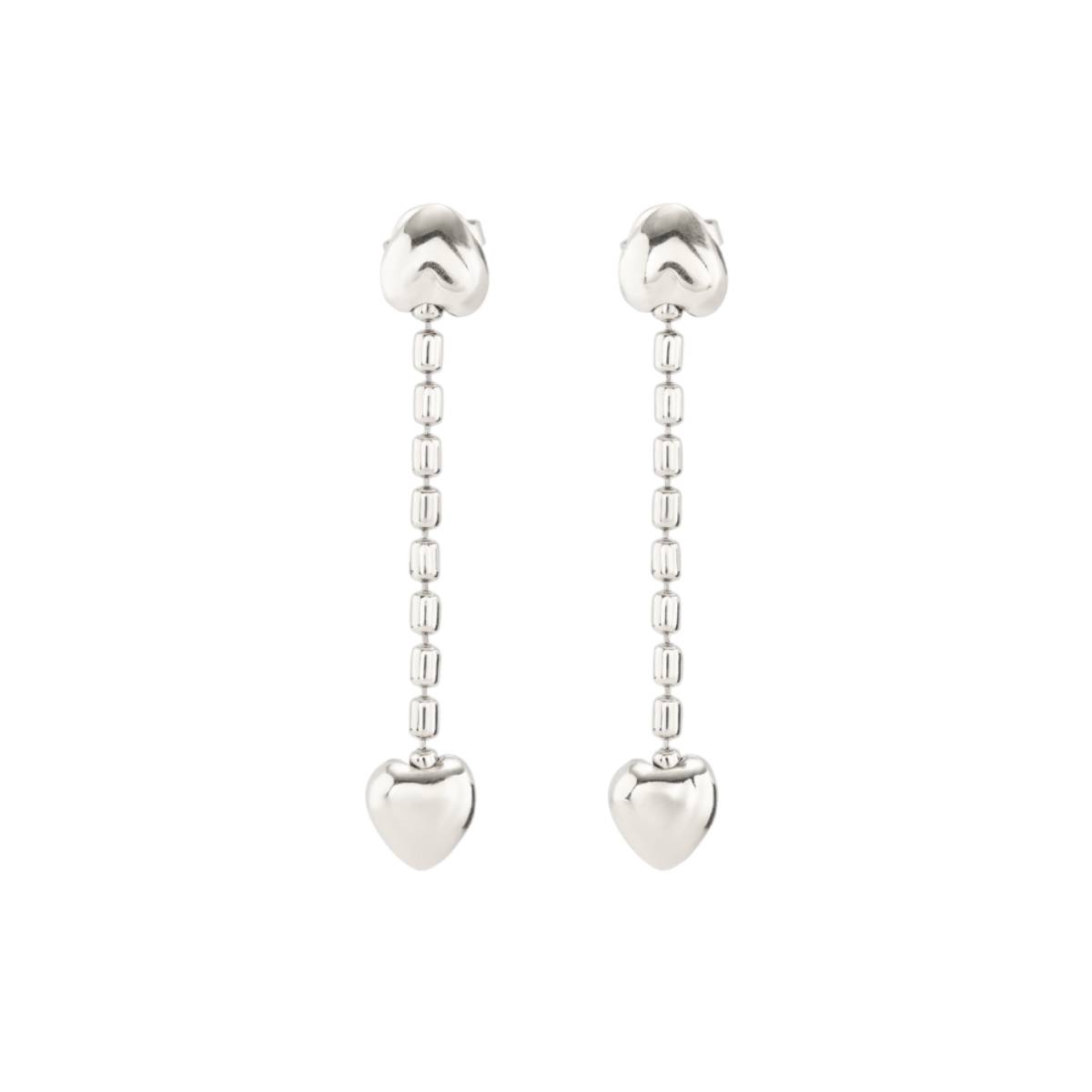 UNOde50 Beloved Women's Small Hearts Earrings in Metal