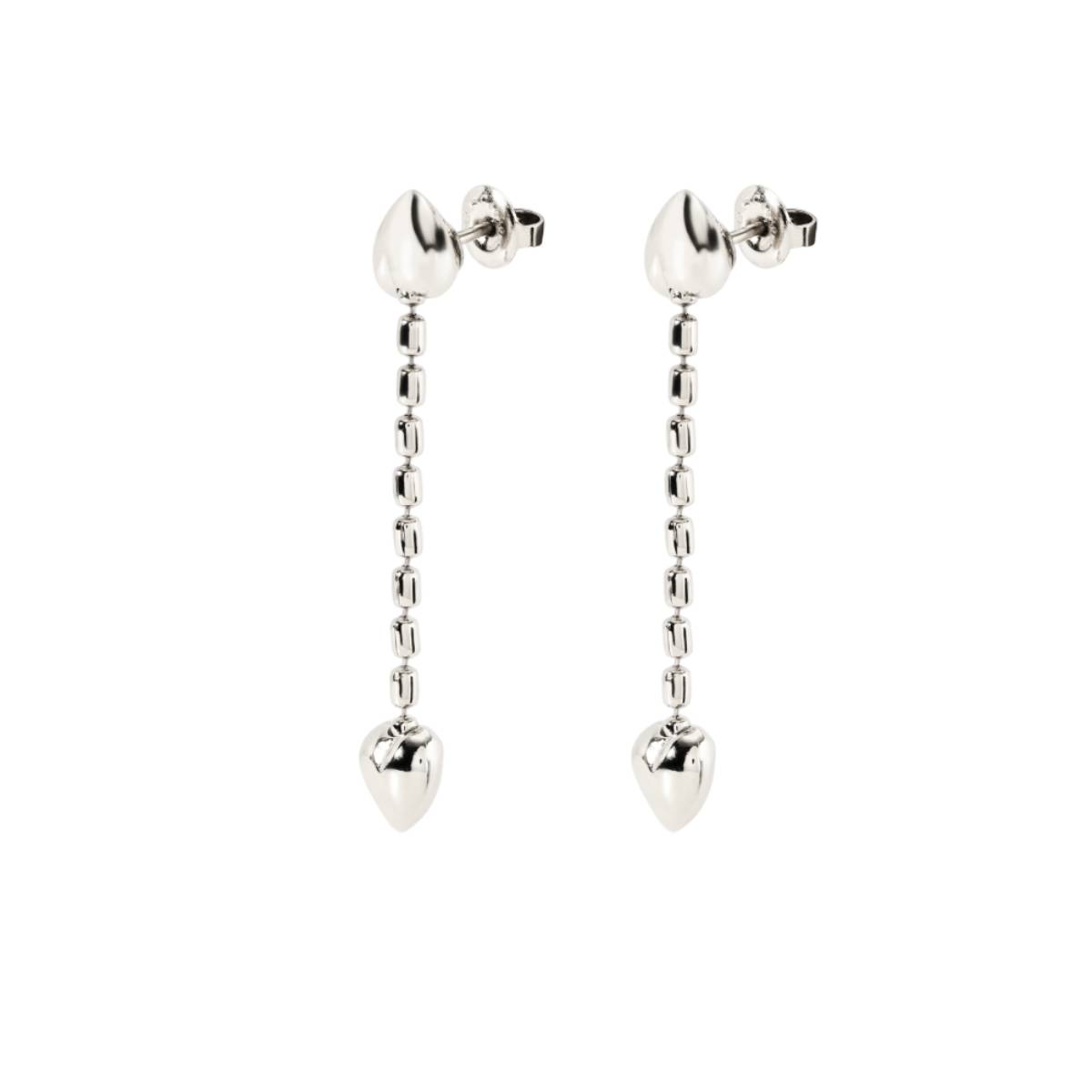 UNOde50 Beloved Women's Small Hearts Earrings in Metal