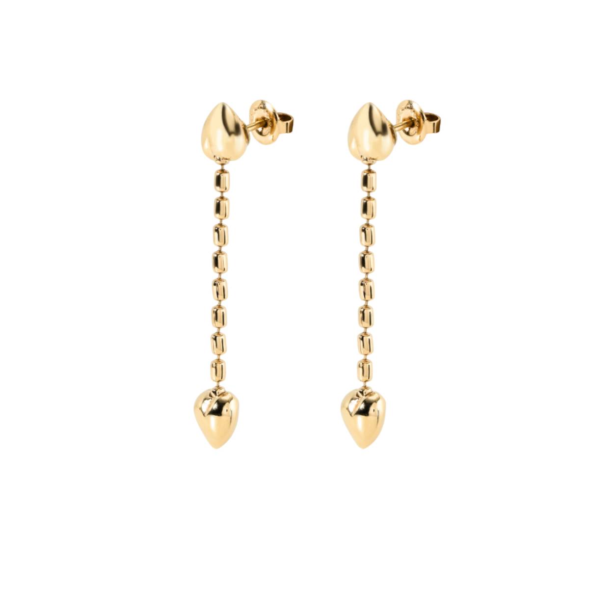 UNOde50 Beloved Women's Small Hearts Earrings in Metal