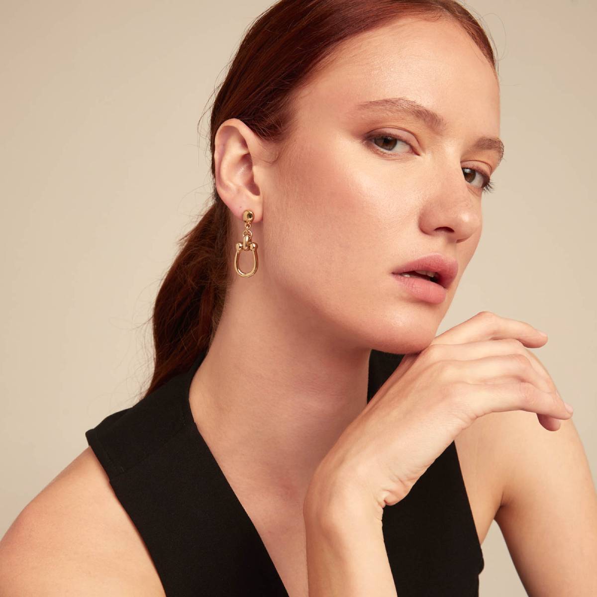 UNOde50 Youthful Women's Medium Link Drop Earrings in Metal