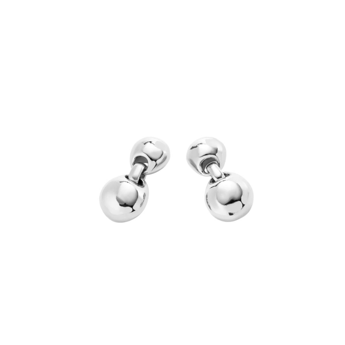 UNOde50 Ser Intrepida Women's Two Beads Drop Earrings in Metal