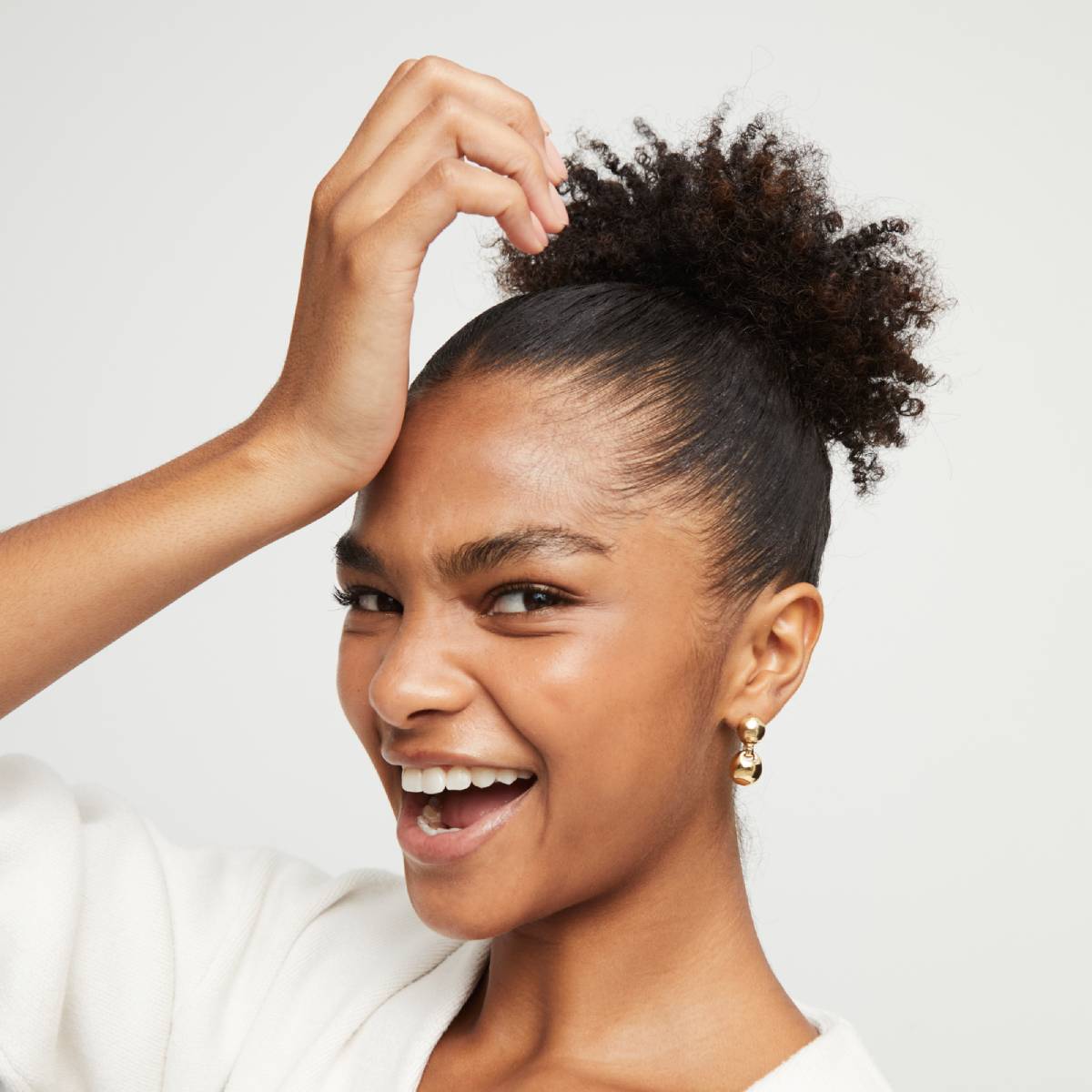 UNOde50 Ser Intrepida Women's Two Beads Drop Earrings in Metal