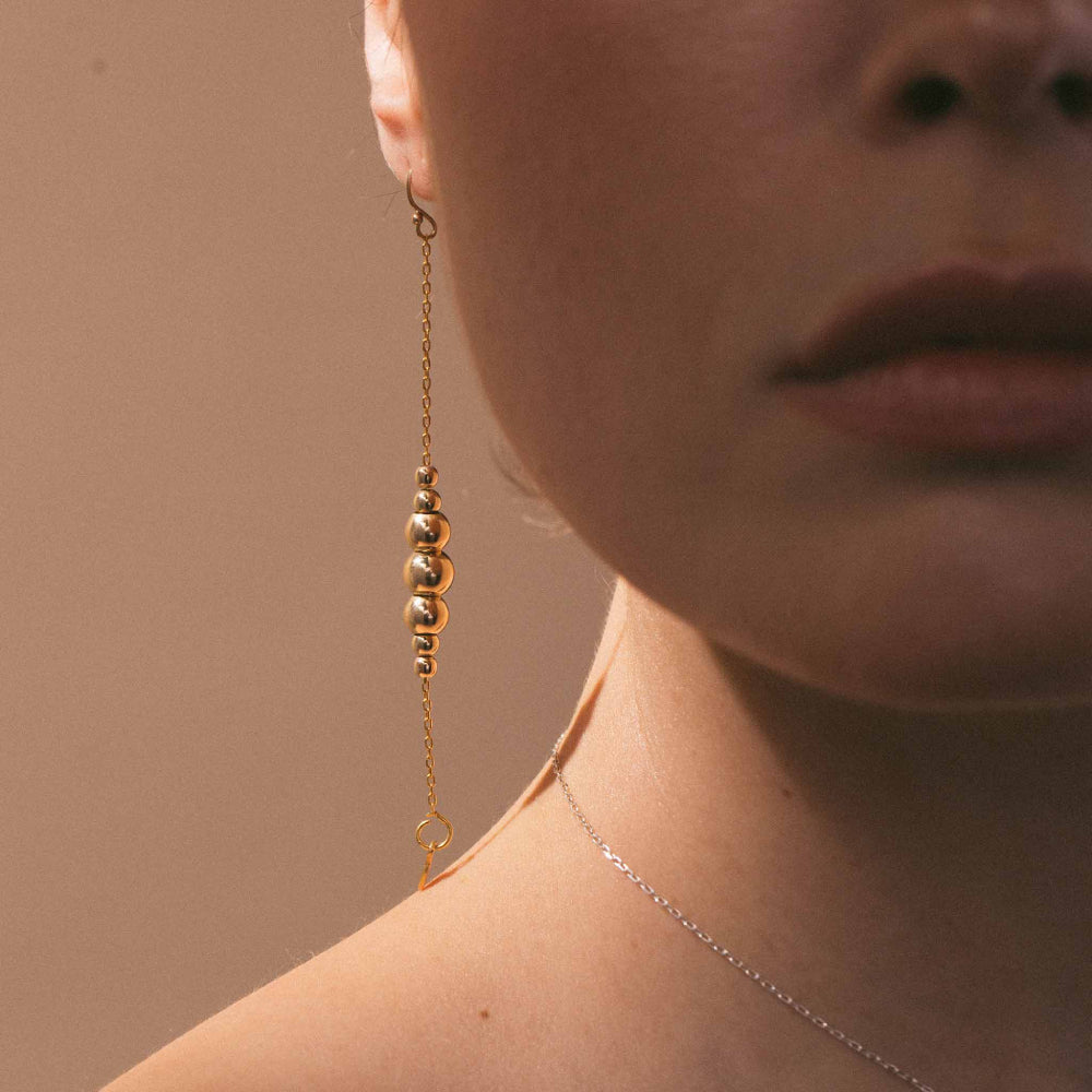 Metal Alchemist Alchemy Beaded Drops Earrings