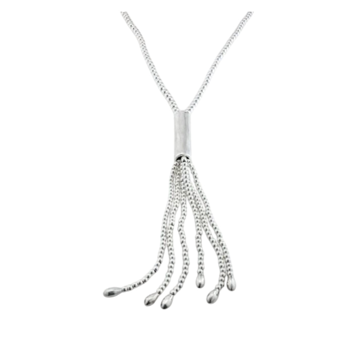 UNOde50 Women's Jellyfish Bead Necklace in Sterling Silver-Plating over Metal