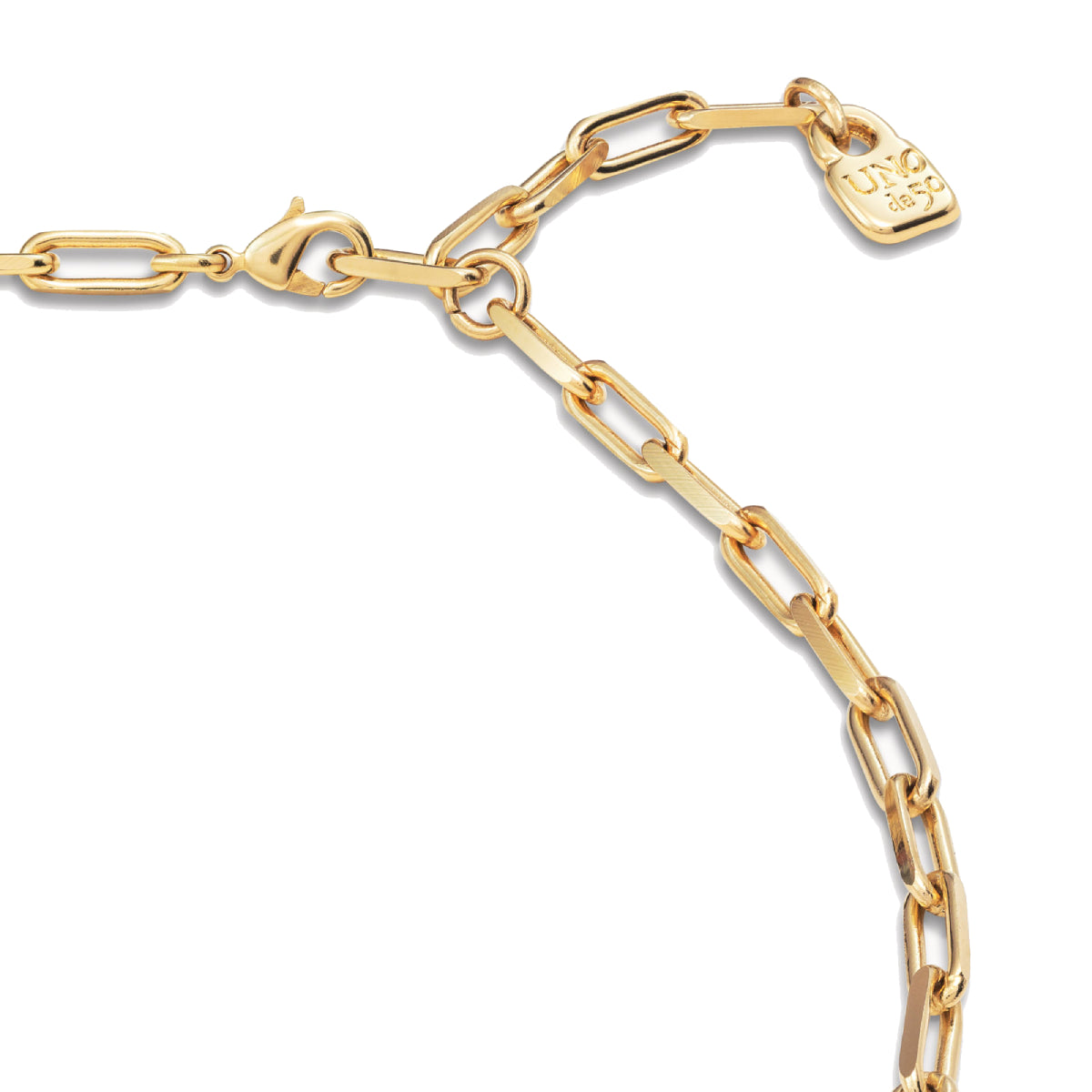 UNOde50 Personalization Unisex Short Link Chain in Metal
