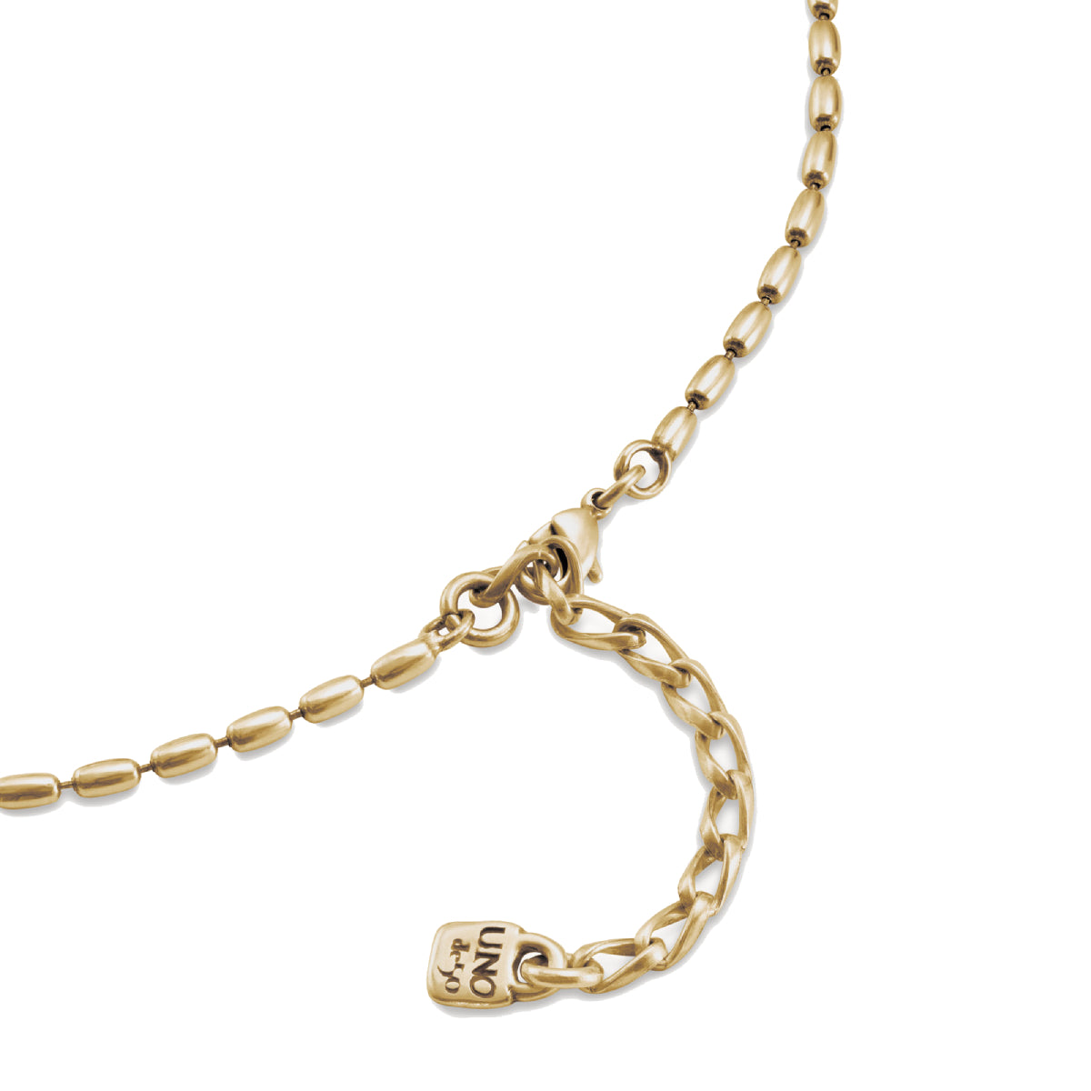 UNOde50 Mychain Unisex Short Oval Link Necklace in Metal